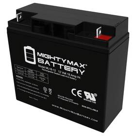 Mighty Max Battery Ml18-1221 Ml18-12 - 12v 18ah Cb19-12 Sla Agm Rechargeable Deep Cycle