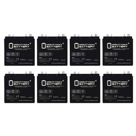 Mighty Max Battery Ml210-6gc2mp89 6v 210ah Dual Terminal Sla Replaces Yamaha Concierge 6 - 8 Pack