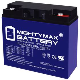 Mighty Max Battery Ml22-12gel1 12v 22ah Gel Replacement