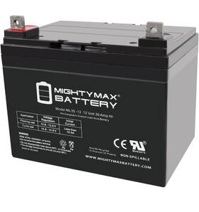Mighty Max Battery Ml35-12int1024 Ml35-12int 12v 35ah Sla Agm Int Terminal Rechargeable New
