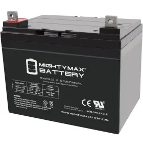 Ml35-12int1024 Mighty Max Battery Ml35-12int 12v 35ah Sla Agm Int Terminal Rechargeable New Ml35-12int1024 Mighty Max Battery Ml35-12int 12v 35ah Sla Agm Int Terminal Rechargeable New
