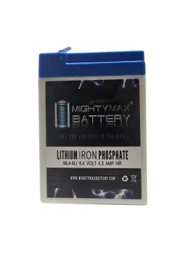 Ml4-6li Mighty Max Battery 6v 4.5ah Deep Cycle Li-ion Lifepo4 Open Box Ml4-6li Mighty Max Battery 6v 4.5ah Deep Cycle Li-ion Lifepo4 Open Box