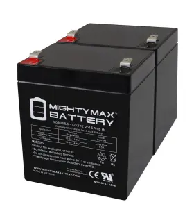 Ml5-12f2mp2 Mighty Max Battery Ml5-12f2 12v 5ah F2 Rechargeable Sla Agm - 2 Pack Ml5-12f2mp2 Mighty Max Battery Ml5-12f2 12v 5ah F2 Rechargeable Sla Agm - 2 Pack
