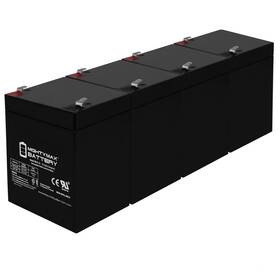 Mighty Max Battery Ml5-12mp41841245 12v 5ah Agm Replaces Licensed Audi Sq8 Kids Ride On Car - 4 Pack
