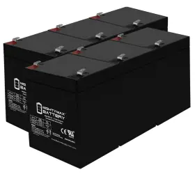 Ml5-12mp660279213331980 Mighty Max Battery 12v 5ah Replaces Kids Vehicles Car Ride On Truck For Toddlers - 6pack