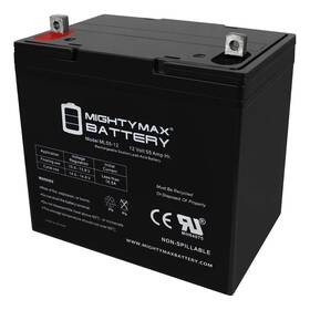 Mighty Max Battery Ml55-1219111152 12v 55ah Sla For Suntech Sterling Scoota Wheelchair