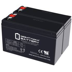 Mighty Max Battery Ml6.5-12mp280 12v 6.5ah F2 Replaces Apc Back-ups Models Bn675m1 Be670m1 - 2 Pack