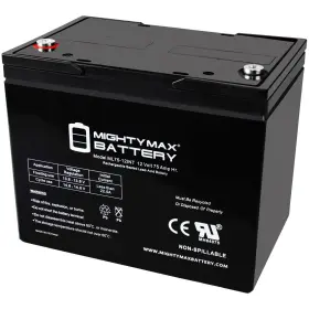 Ml75-12int-120 Mighty Max Battery 12v 75ah Int Terminal Compatible With Seawill Lsw1260l