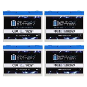 Mighty Max Battery Ml75-12limp4471 12v 75ah Lithium Replaces Magnavolt Sla12-80 - 4 Pack