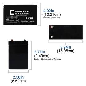 Mighty Max Battery Ml9-12mp611384111138 12v 9ah Sla Replacement For Bb Hrc9-12