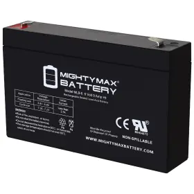 Sua750rm2u Mighty Max Battery Ml9-6-642 6v 9ah Agm F2 Compatible With Apc Smartups Sua750rm2u Mighty Max Battery Ml9-6-642 6v 9ah Agm F2 Compatible With Apc Smartups