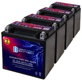 Mm-aux14mp4580 Mighty Max Battery Mm-aux14 12v 14ah 22rc 200 Cca Replaces Bmw M760i Xdrive 20 - 4 Pack Mm-aux14mp4580 Mighty Max Battery Mm-aux14 12v 14ah 22rc 200 Cca Replaces Bmw M760i Xdrive 20 - 4 Pack
