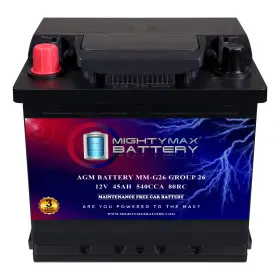 Mm-g26-2679 Mighty Max Battery Mm-g26 Group 26 12v 45ah Replaces Generac Protector Rg03224 Generator Mm-g26-2679 Mighty Max Battery Mm-g26 Group 26 12v 45ah Replaces Generac Protector Rg03224 Generator