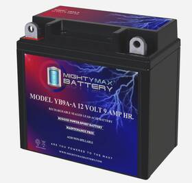Mighty Max Battery Yb9a-a46 Yb9a-a -12v 9 Ah Maintenance Free Motorcycle