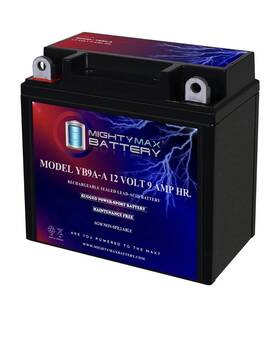 Mighty Max Battery Yb9a-a68 Yb9a-a 12v 9ah 130 Cca Replacement For Powerstar Pm9a-bs