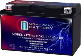 Mighty Max Battery Yt7b-bs82 Yt7b-bs 12v 6.5ah Replacement For Yamaha Zuma 125 Yw1
