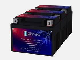 Mighty Max Battery Ytx4l-bsmp3186477168 Ytx4l-bs For Atv Quad Dirt/pit Bike 50/70/110/125 Cc - 3 Pack
