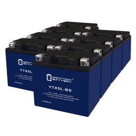 Mighty Max Battery Ytx5l-bslifepo4mp81221 Ytx5l-bslifepo4 Lithium Replaces Yamaha 50 50f 02-19 - 8 Pack
