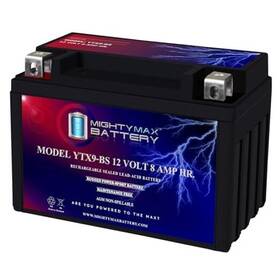 Mighty Max Battery Ytx9-bs98 Ytx9-bs -12 Volt 8 Ah 135 Cca Rechargeable 1 Pack