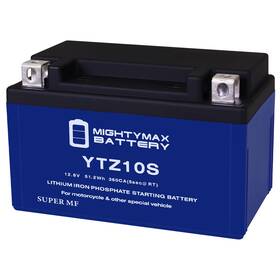 Mighty Max Battery Ytz10s-lifepo4-25 Ytz10s-lifepo4 Lithium Replaces Yamaha 900 Tracer 23-24