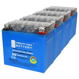 Mighty Max Battery Ytz7sgelmp4397 Ytz7s Gel 12v 6ah Replaces Yamaha 50 50-f 02-19 - 4 Pack