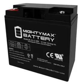 Ml18-12int592 Mighty Max Battery 12v 18ah Sla For Visions Cp12180xrp Ml18-12int592 Mighty Max Battery 12v 18ah Sla For Visions Cp12180xrp