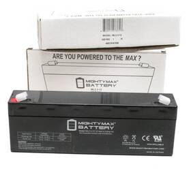 Mighty Max Ml2.3-1280 New Battery Set Of 2 Batteries 2.3 Ah 12v