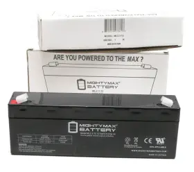 Ml2.3-1280 Mighty Max New Battery Set Of 2 Batteries 2.3 Ah 12v Ml2.3-1280 Mighty Max New Battery Set Of 2 Batteries 2.3 Ah 12v