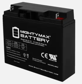 Ml22-12363979 Mighty Max 12v 22ah Sla Battery Replacement For Sch 12-22-3 Jumpstarter -fast Ml22-12363979 Mighty Max 12v 22ah Sla Battery Replacement For Sch 12-22-3 Jumpstarter -fast