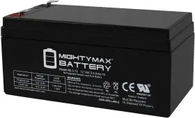 Ml3-12 Mighty Max - 12 Volt 3 Ah F1 Terminal Rechargeable Sla Agm Battery Ml3-12 Mighty Max - 12 Volt 3 Ah F1 Terminal Rechargeable Sla Agm Battery