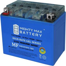 Mighty Max O 1647 Battery Ytx12-bs Gel -12 Volt 10 Ah Type 180 Cca Rechargeable Maintenance