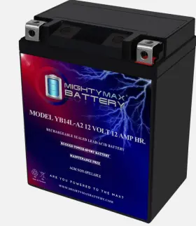 Yb14la2174 Mighty Max Yb14l-a2 12v 12ah Replacement Battery For Agm Es14la2 -fast Ship