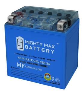 Mighty Max Ytx12-bsgel112a Ytx14l-bs Gel Batterv Replacement For Faytx14l-bs. 12v14r
