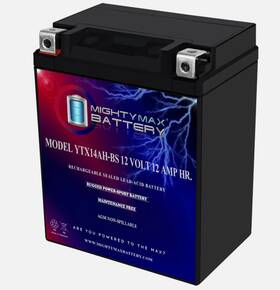Mighty Max Ytx14ah1235 Ytx14ah-bs Battery Replaces Polaris Sportsman 500 4x4 Ho 1996-2002