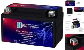Ytx7a-bs Mighty Max Ytx7abs -12 Volt 6 Ah 105 Cca Rechargeable Maintenance Free Sla Agm