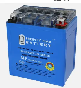 Ytx7l-bsgel1 Mighty Max 12v 6ah Gel Battery For Motorcycle / Atv Moped W Warranty Ytx7l-bsgel1 Mighty Max 12v 6ah Gel Battery For Motorcycle / Atv Moped W Warranty