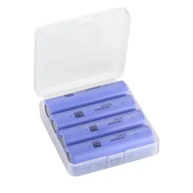 Amz-a011-01 Morngc 18650 Battery Case 4pack Set 3400mah For Flashlights Headli