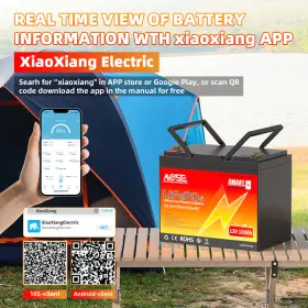 Mos24100-100bt Moseworth 12v/24v 100ah 140ah 168ah Bluetooth Lifepo4 Lithium Battery Smart Bms Rv Marine
