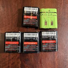 Motorola Kebt-071-d 3.6v 650mah Ni-mh Radio Rechargeable Battery Pack Lot 4 1
