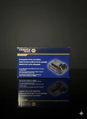 Batt4a Napa Carlyle Tools New Old Stock Nos 4.0 Ah Li-ion Rechargeable Battery 2-hour Fast Charge