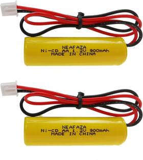 Neafaza 445015356309 1.2v 900mah Ni-cd Aa Exit Sign Emergency Light Battery Replacement Compatible Wi