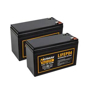Nermak B0b78k2tsv 12v 7ah Lifepo4 Battery 2-pack 2000 Cycles Lithium Iron Phosphate