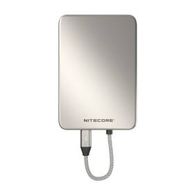 Nitecore Pocket5 Pocket 5 Magnetic Power Bank With Built-in Cable Gray