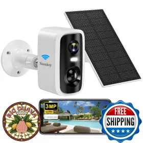 B0dddbnqzr Noonkey 4mp Solar Outdoor Security Camera 5g/2.4ghz Wifi Wireless Rechargeable