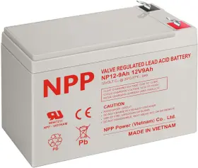 Np12-9ah Npp Power Vietnam Co. Ltd. 705353484391 12v 9ah Agm Battery F2 Terminals Rechargeable Ups Backup