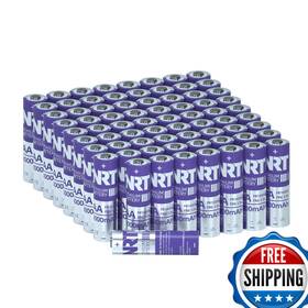 Nrt B0bxf3ldqs Aa Batteries 72 Pack Lithium Iron Double A 1.5v 3000mah Longer