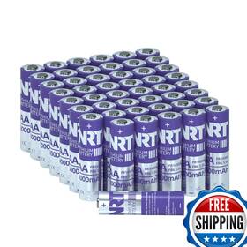 Nrt B0bxf5jnfv Aa Batteries 48 Pack Lithium Iron Double A 1.5v 3000mah Longer