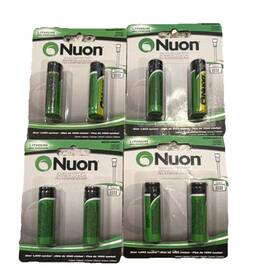 Nuon Rcr10001 Lithium Rechargeable Batteries 4 2-pack For Solarlight And Security
