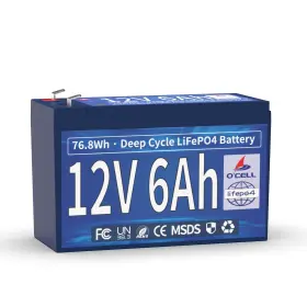 Le-12v-36v-48v Ocell 6ah 12v Lifepo4 Lithium Battery Energy Storage With 6a Bms 4000 Deep Cycle Le-12v-36v-48v Ocell 6ah 12v Lifepo4 Lithium Battery Energy Storage With 6a Bms 4000 Deep Cycle