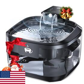 Opowo B0f2f9lsrw Cat Water Fountain Cordless 108oz/3.2l 5000mah Rechargeable Pet Drinker